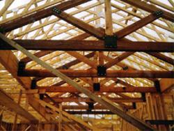 Construction worker wearing a mask